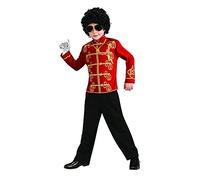 Rubies Fancy Dress Costume - Michael Jackson Red Military Jacket - Boys - Small 3-4 Years, Small, One Color