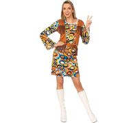 Rubie's Forum 1960s 1970s Hippy Mod Women's Fancy Dress Costume