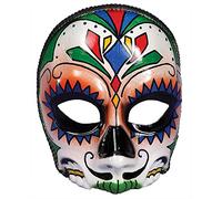 Rubies Forum Novelties Day Of the Dead Multi Colored Male Costume Mask One Size