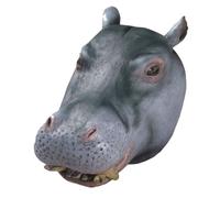 Rubies Forum Novelties Men's Deluxe Adult Latex Hippo Mask, Multi Colored, One Size, Multi Colored, One size