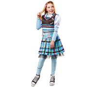 Rubies Official Monster High Frankie Stein Deluxe Girls Costume, Kids Fancy Dres