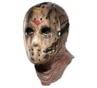 Rubie's Friday The 13th Part 7 New Blood Jason Voorhees Deluxe Overhead Mask, Gray, One size