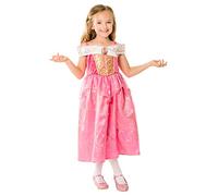 Rubie's Girl's Rubies Official Disney Ultimate Princess Deluxe Aurora Girls Costume, Kids Fancy Dress Costume, Multi, M UK