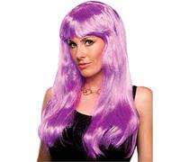 Rubie's Glamour Wig - Adult Fancy Dress Wig - Magenta