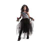 Rubies Official Girl's Goth Prom Queen Costume - X-Large, Multi-Coloured Halloween