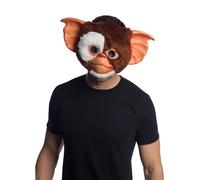 Rubies Unisex_Adult Gremlins: Secrets of The Mogwai Mask with Plush Hair, Gizmo, As Shown, One size