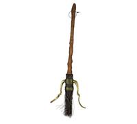 Rubies Harry Potter licensed broomstick fancy dress accessory brown gold | Perfect for bringing wizarding magic to Halloween, Book Day or Quidditch-inspired fancy dress events