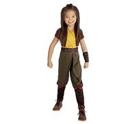 Rubies I-301064M Disfraz de Classic Infantil Disney Raya and The Last Dragon Infant Kids Costumes, Striped, Yellow and Green, M