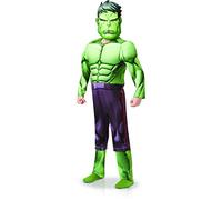 Rubie's I-640839ohs Hulk Deluxe Costume on Hanger-S, Green, 3-4 Jahre