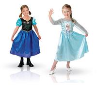 Rubies - I-888770M - 2 Pack Frozen Anna and Elsa Costume - M