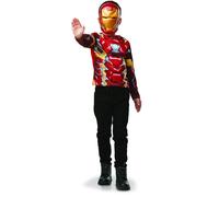 RUBIE'S Iron Man Chest Set I-300113 Official Marvel Top and Mask Costume - One S