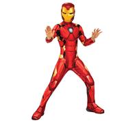 Rubies 301732S Iron ManChild's Costume Man Kids Fancy Dress, Boys, Multi, 7-8 Years Halloween, World Book Day