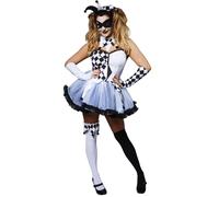 Rubies Official Ladies Jesterlla Halloween Circus, Adult Costume - Small, 8-10 Halloween