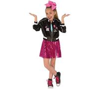 Rubies Jojo Siwa Jacket Sequin Skirt Hair Bow Childrens Halloween Costume 640554