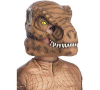 Rubie's Jurassic World Fallen Kingdom Tyrannosaurus Rex Dinosaur Mask with Movable Jaw, One size - no