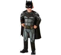 Rubies Official DC Justice League Batman Deluxe, Children Costume - Small Age 3-4 Years, Height 104 cm Halloween