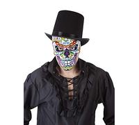 Rubies Katrin Skull Mask for Adults, Day of the Dead Skeleton Mask, Official Rubies for Halloween, Carnival and Parties
