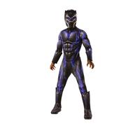 Rubie's Kids Deluxe Black Panther Battle Suit Costume From Marvel Endgame | Size: Medium Rubies Multicolor M