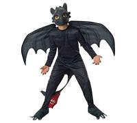 Rubie's How To Train Your Dragon Night Fury Toothless Costume 610103s black Medium