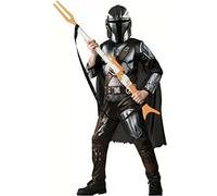 Rubies Mandalorian Star Wars Costume Kids Youth Sizes Dress Up Cosplay Halloween (Classic Mandalorian, Large)