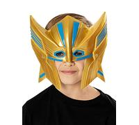 Rubies Marvel Mighty Thor Kids Moulded Mask Helmet Gold and Blue