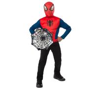 Rubie's Marvel Spider-man Super Costume Top Set & Shield - 4-6 years