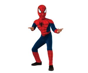 Rubies Marvel Ultimate SpiderMan Deluxe Muscle chest costume child Large Large One color