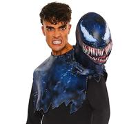 Rubies Marvel Venom Symbiote Adult Costume Vest with Detachable Head | Features a detachable Venom head for easy transformation at Halloween parties, cosplay events or Comic Con