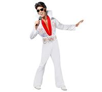Rubies Men's Aloha Elvis Kostüm Adult Size Costumes, White/Opulent Garden, XL