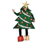 Rubies Men's Christmas Tree Costume with Present Shoe Covers Adult, See Image, One Size