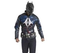 Rubies Men's Dc Comics Arkham Knight Batman Muscle Chest Costume Top Adult Sized, Multi, XL