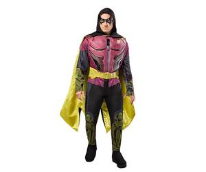 Rubie's Men's Dc Comics Batman: Arkham City Deluxe Muscle Chest Robin Costume Adult Sized Costumes (pack of 1)