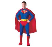 Rubies mens Dc Comics Deluxe Muscle Chest Superman Costume Small Party Supplies Multicolor Small US