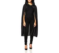 Rubies Men's Hooded Cape 3/4 Length Costume, Black, One Size Party Supplies