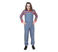 Rubies Men's Multicolour Adult Denim Demon Costume Set (Standard Size) - Stylish Design, Perfect for Halloween, Cosplay, Dress-Up Parties, or Everyday Fun Halloween Halloween