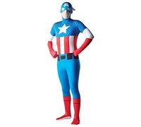 Rubies - Men's Second Captain America Skin Costume - Size L
