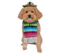 Rubies Official Mexican Serape Pet Dog Costume Halloween