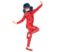 Miraculous - I-620794M - Classic Costume Ladybug Miraculous Costume + Mask Red Medium