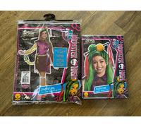 Rubie's Monster High Jinafire Long Fancy Dress Costume & Wig Pack 5-7 Years New