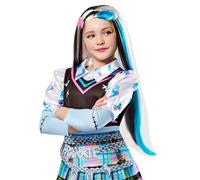 Rubies Official Girls Standard Monster High Frankie Stein Child Wig, Kids Fancy Dress Accessory Multicolour One Size Halloween