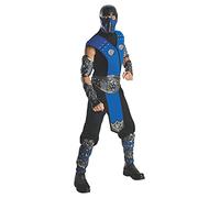 Rubies Mortal Kombat Sub-Zero Adult Costume with Mask and Armour, Blue
