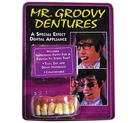 Rubies Mr Groovy False Teeth, Fancy Dress Costume Accessory Halloween Halloween