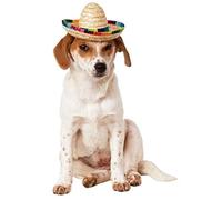 Rubies multi colour sombrero pet costume hat for dogs small to large