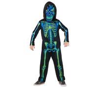 Rubies Official Neon Green Skeleton, Child's Fancy Dress, Size 5-6 Years Halloween