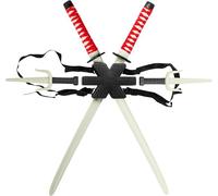 Rubies Ninja Back Weapons Set - Katanas to complement Ninja Costume for Children, One Size (6672)