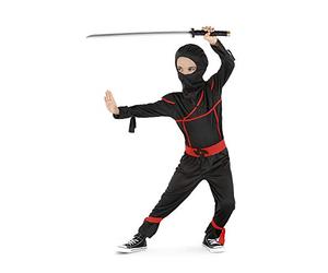 Rubies Ninja Costume, Black, Red, M (S8820-M)