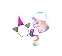 Rubies Official 301463NS000 Barbie Girls Unicorn Accessory Set Kids One Size