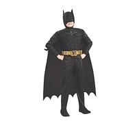 Batman Costume Deluxe Boys The Dark Knight Superhero Fancy Dress Kids