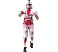 Rubies Official Adult Zombie American Football Player Costume, Size Large Halloween