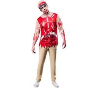 Rubies Official Adult Zombie Burger Worker, Size Medium Halloween